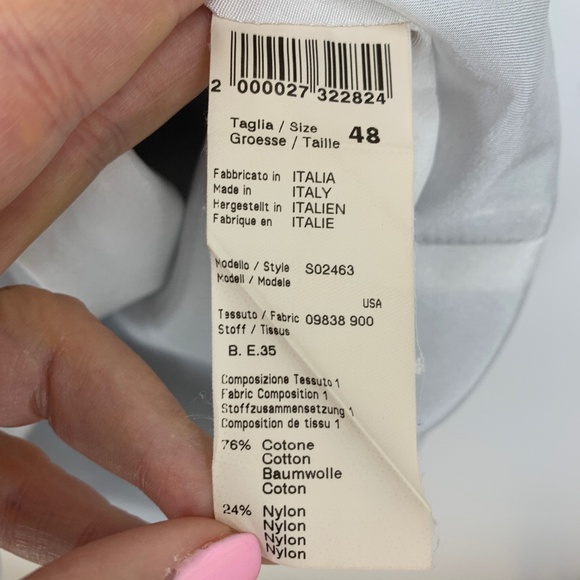 Peserico Sleeveless Color Block Shift Dress Sz IT 48 = US 12 - Picture 8 of 11